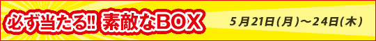 必ず当たる素敵なBOX